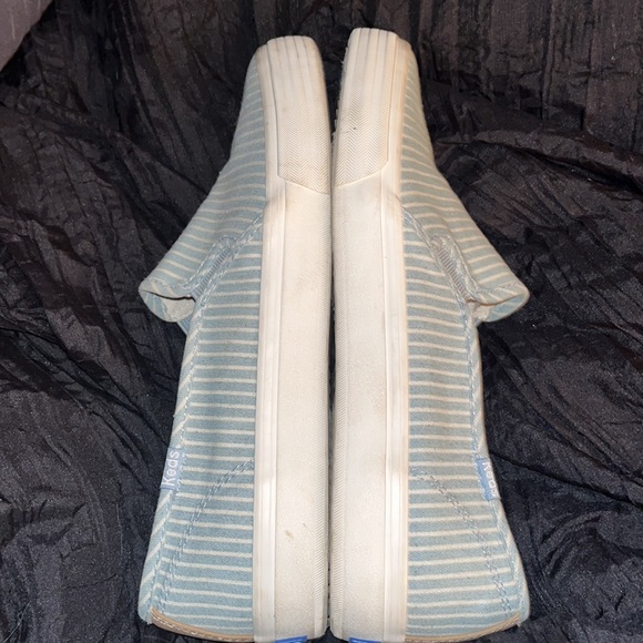 KEDS Dream Foam Slip On Sneakers in blue and white stripes - Picture 7 of 9